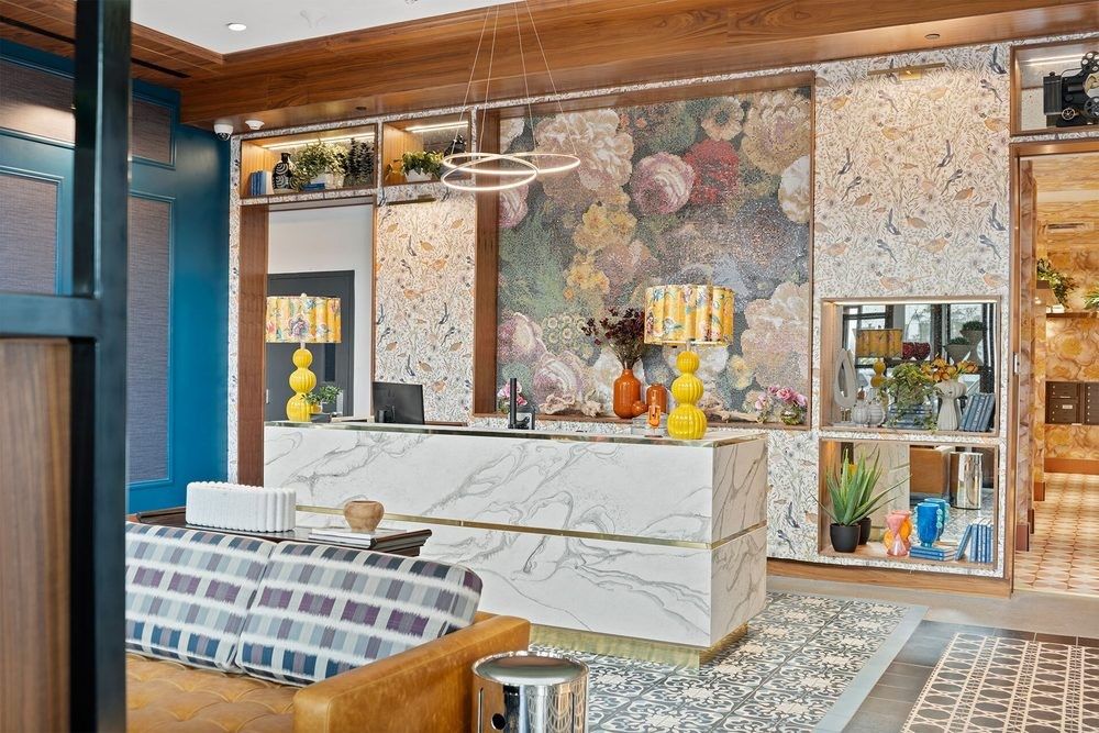 Skyline 776 Apartment Lobby Custom Quartz