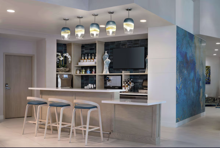 Hyatt Place Custom Coffee Bar Millwork and Countertops