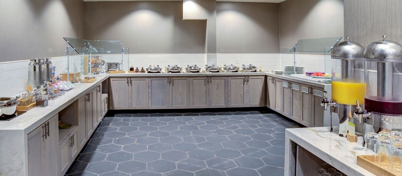 Doubletree Custom Breakfast Area Millwork and Countertops