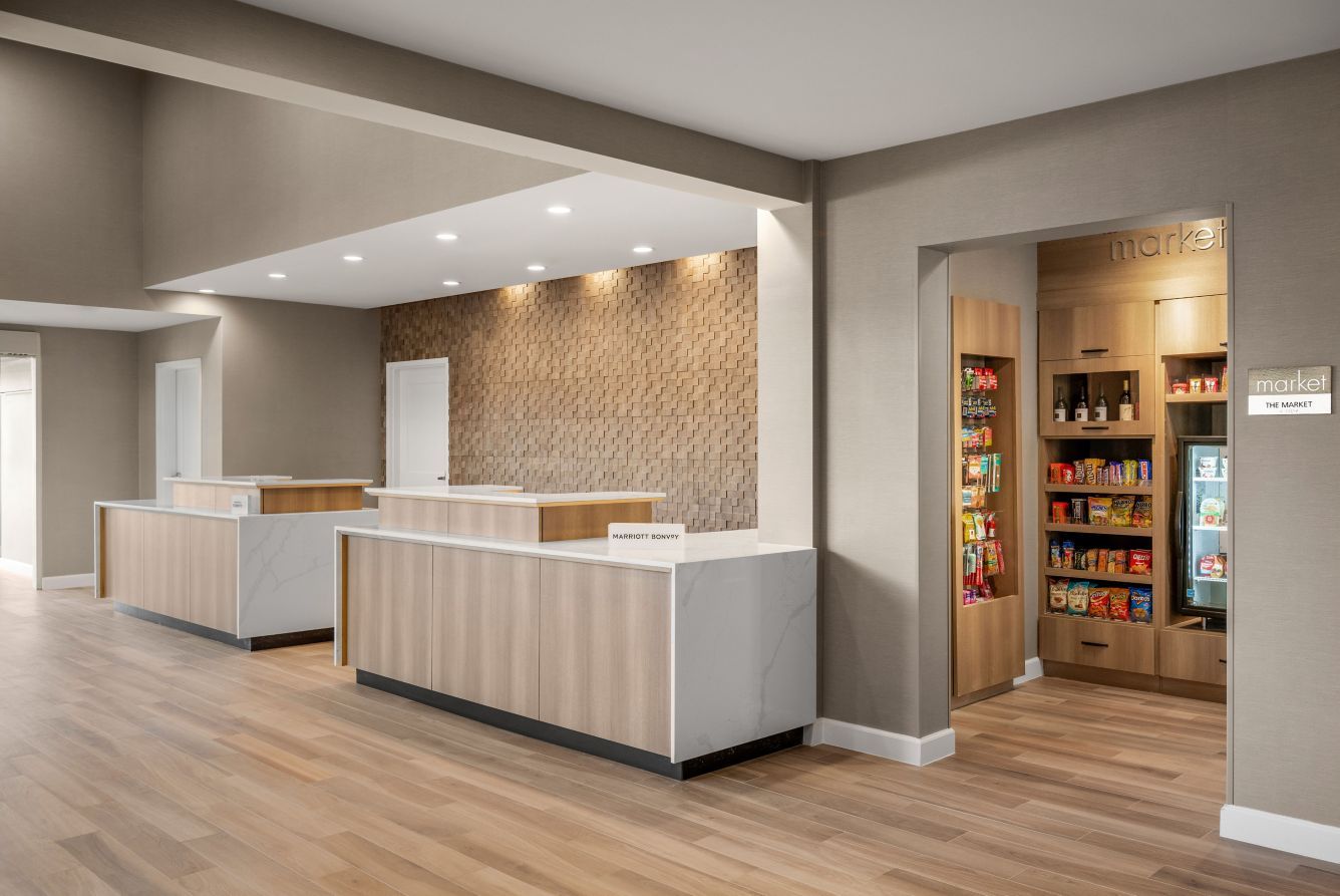 Residence Inn Custom Front Desk and Market Millwork and Countertops