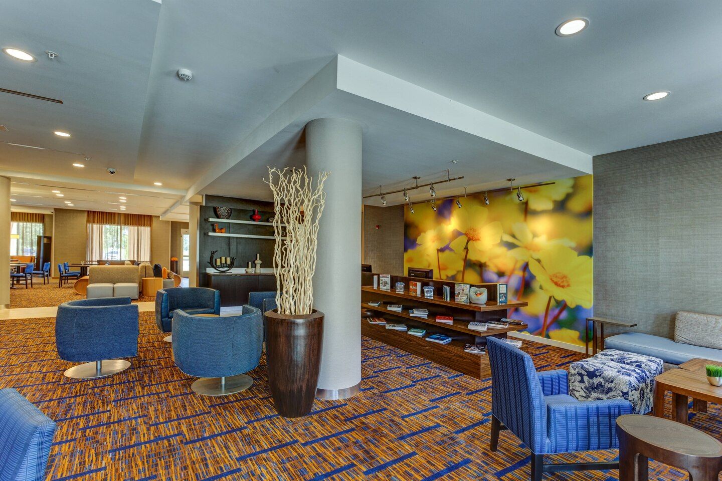 Courtyard by Marriott Custom Lobby Millwork