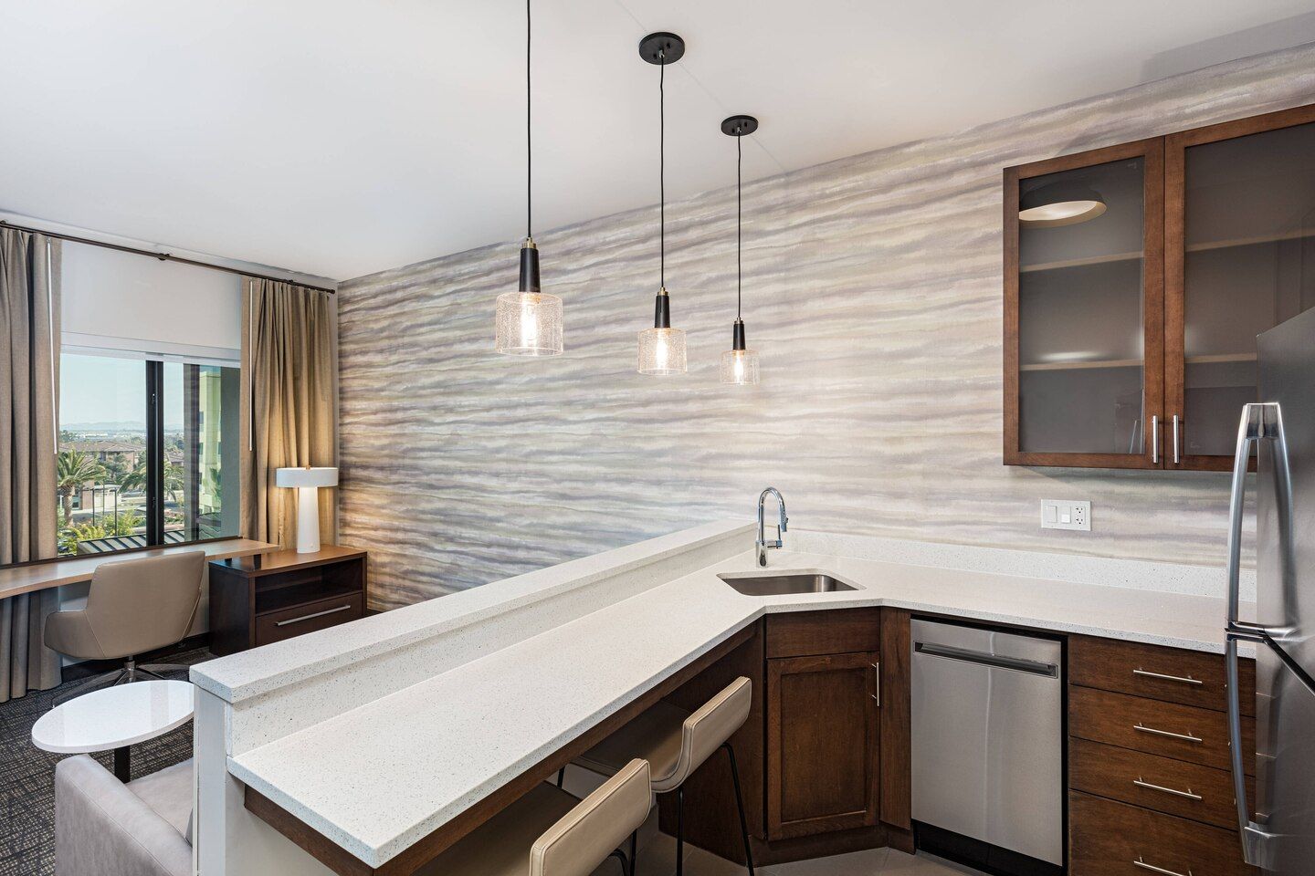 Residence Inn Custom Quartz and Millwork