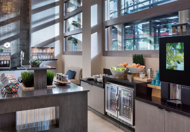 Marriott Custom Breakfast Area Millwork and Countertops