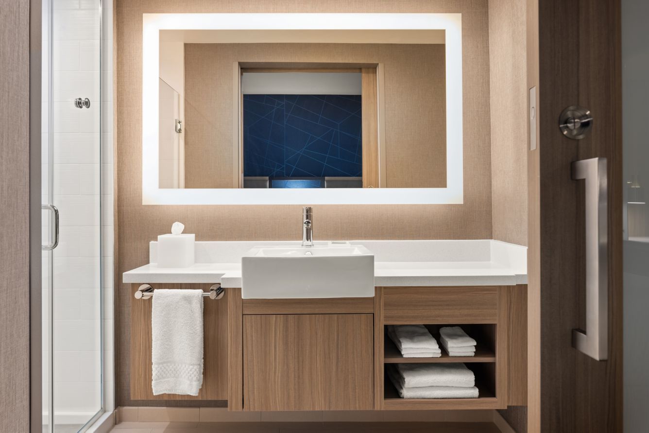 SpringHill Suites by Marriott Custom Bath Vanity Millwork and Countertops