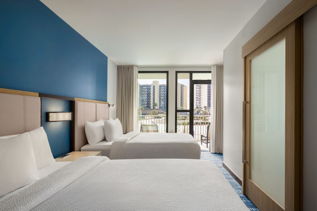 Springhill Suites by Marriott Custom Bedroom Barndoor