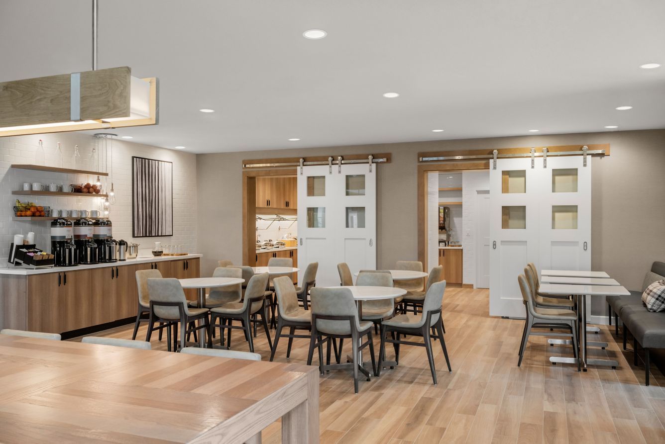 Residence Inn Custom Coffee Station Millwork and Countertops