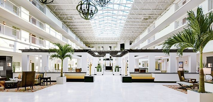 Embassy Suites by Hilton Custom Indoor Trellis System