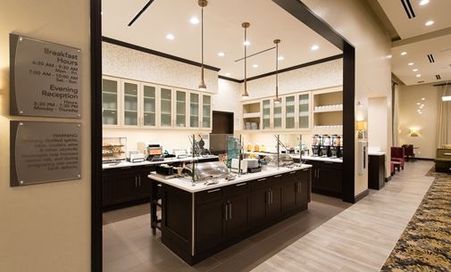 Homewood Suites Breakfast Buffet Millwork and Countertops