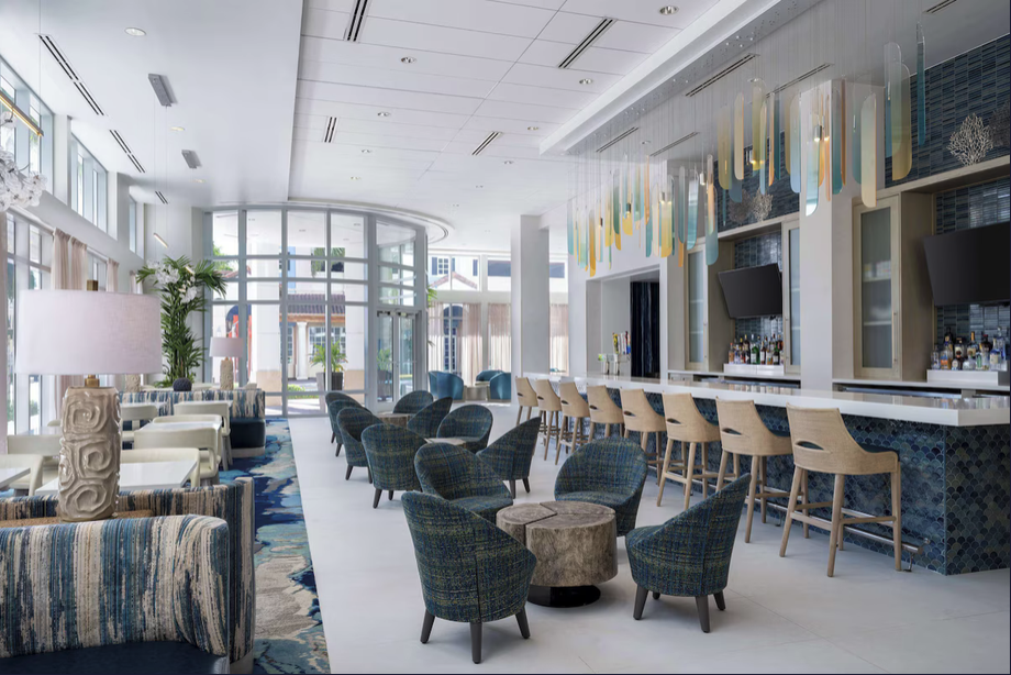 Hyatt Place Custom Bar Millwork and Quartz