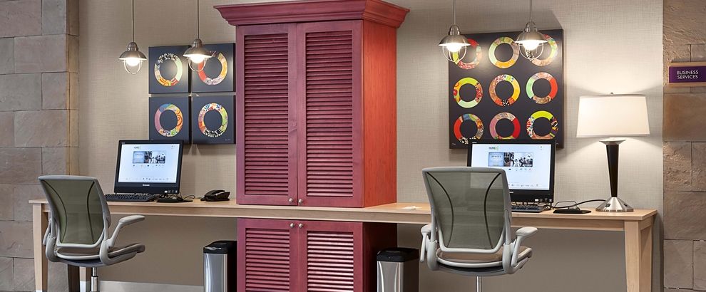 Home2Suites Custom Business Center Millwork