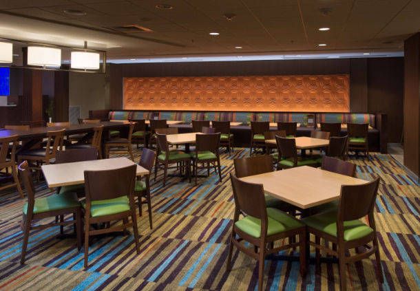 Fairfield Inn Custom Public Seating Area Millwork