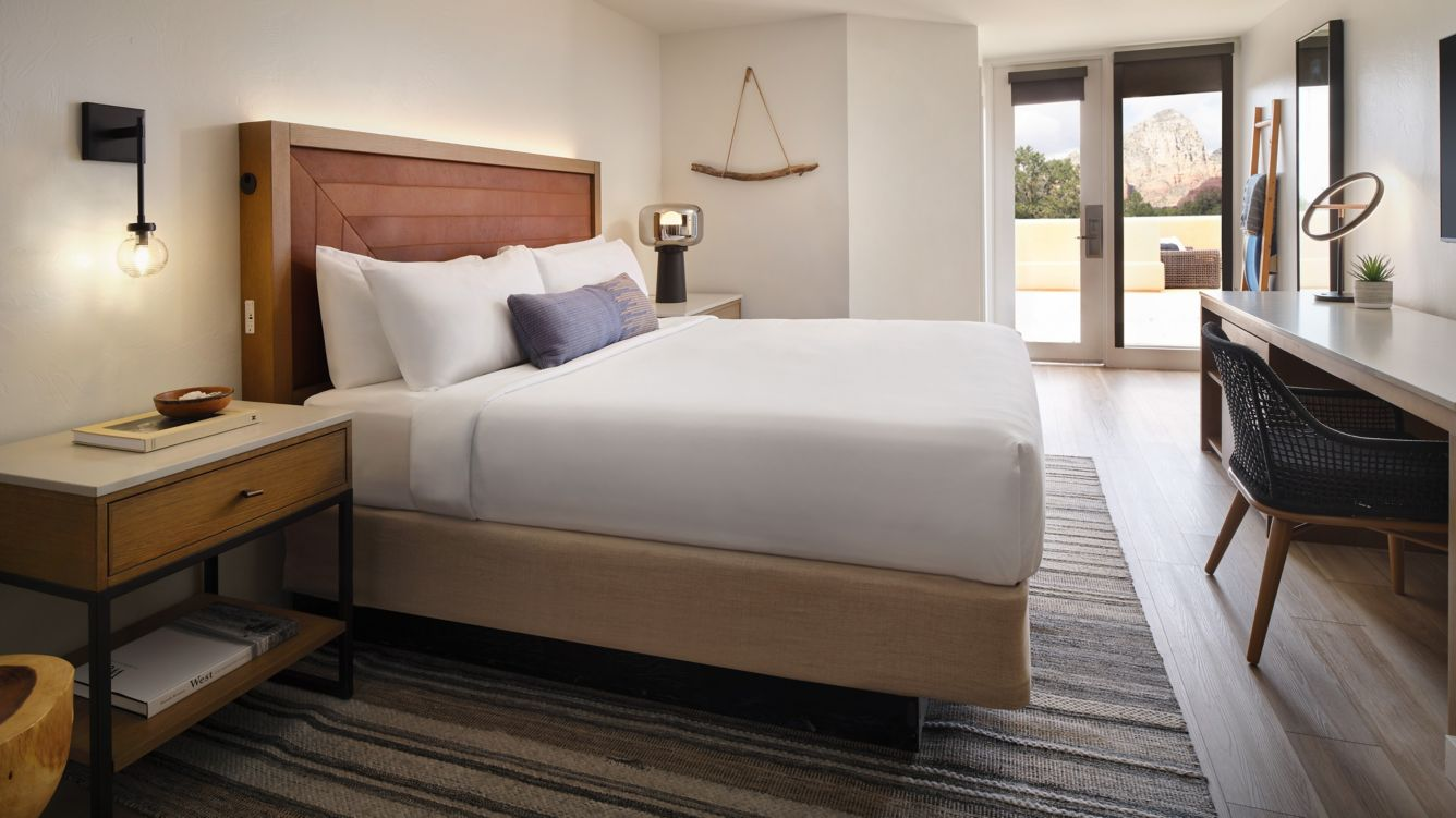 Sky Rock, a Tribute Portfolio Property by Marriott Hotels Guestroom Casegood Quartz Tops