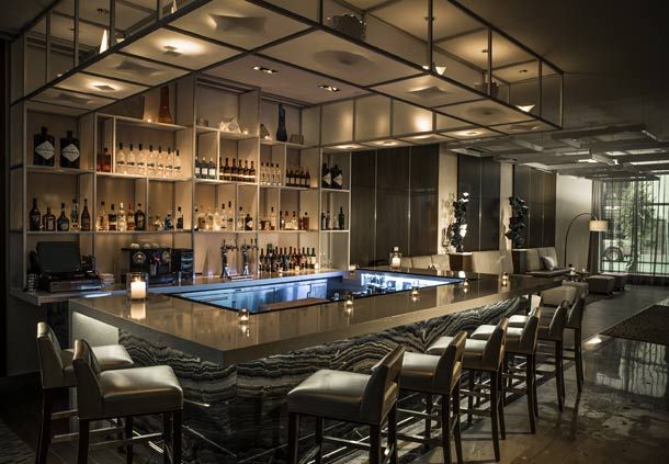 AC Marriott Custom Bar Quartz Countertops