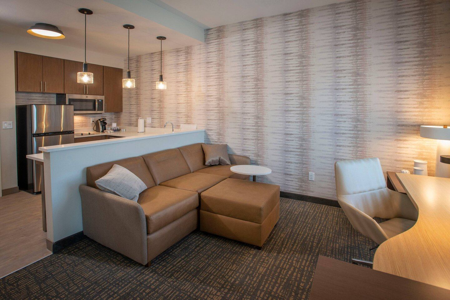 Residence Inn Guestroom Kitchen Counters and Millwork
