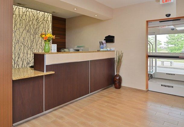 Fairfield Inn Custom Registration Desk Millwork