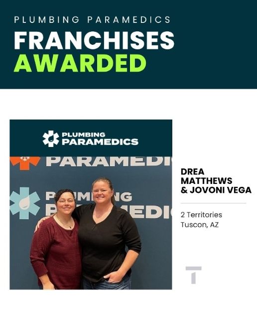 Plumbing Paramedics Owners Tuscon, AZ  - Drea Matthews and Jovani Vega