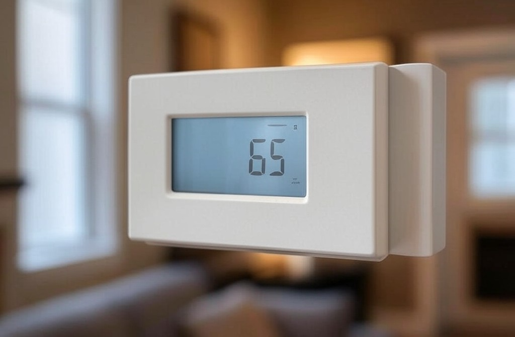 a very cold thermostat due to poor insulation