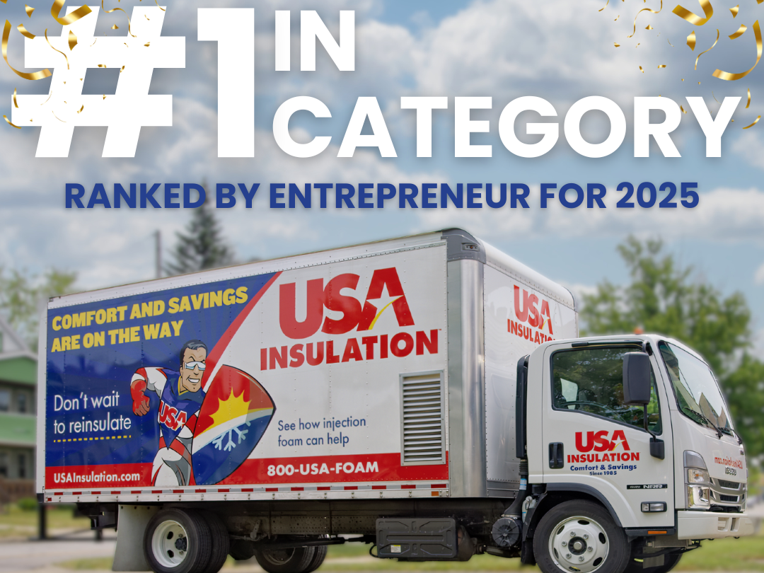 USA Insulation Ranks No. 1 in Insulation Category in Entrepreneur's Franchise 500®