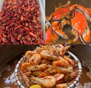 Boiled Crawfish In New Orleans