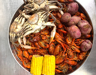 Boiled Crawfish In New Orleans