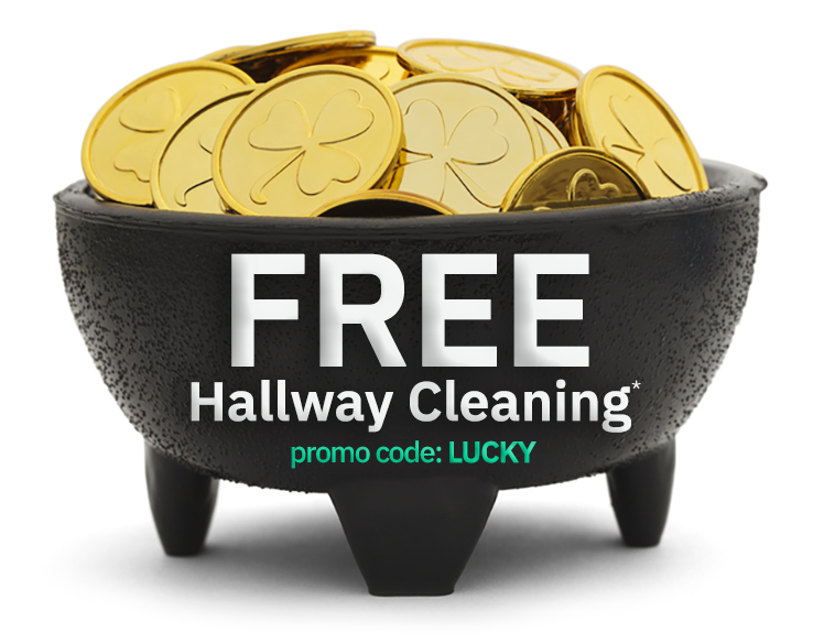 FREE Hallway Cleaning - Use Promo Code: LUCKY