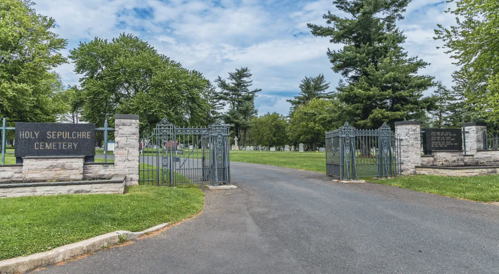 a gated entrance to a park