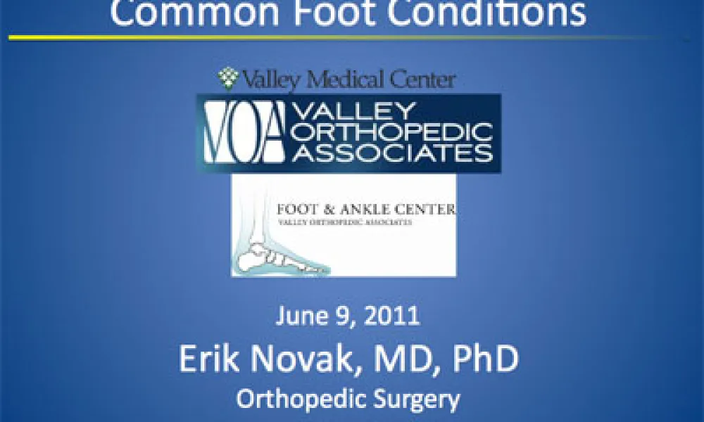 Common Foot Conditions