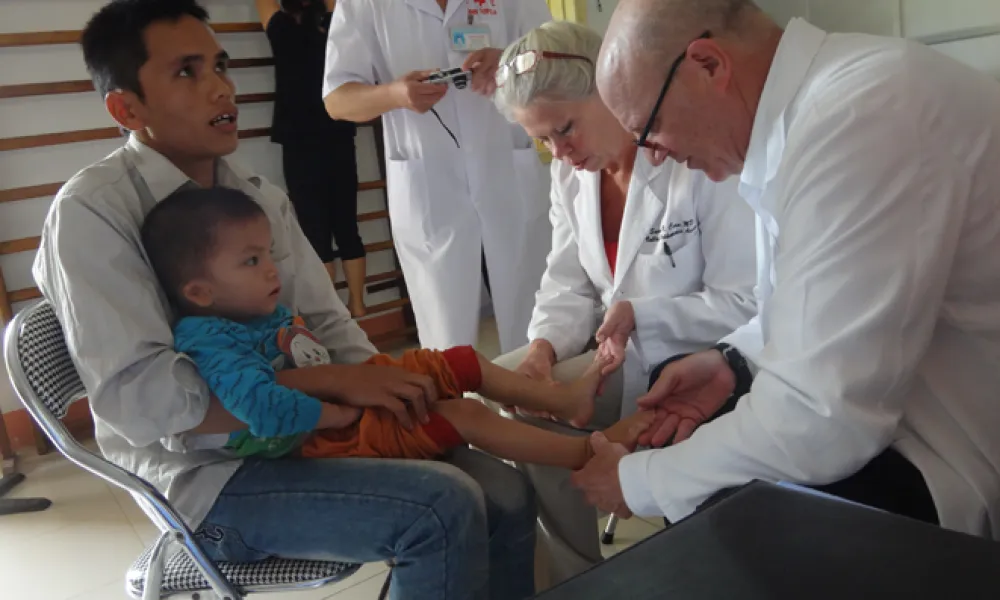 Dr. Veith and Dr. Cero Volunteer in Vietnam