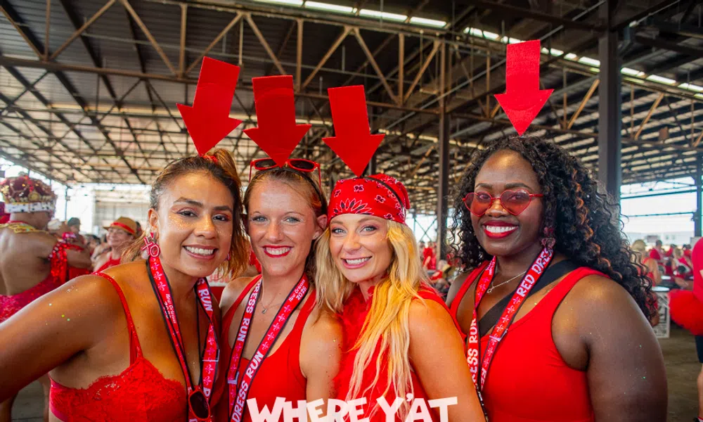 New Orleans Hash House Harriers brings the The 32nd Annual of The Red Dress Run (NOH3) at Crescent City Park with food, music and beer supporting local charities causes through the New Orleans Region on Saturday, August 8, 2026. #reddressrun2026 #noh3 #reddressrun #noh3reddressrun