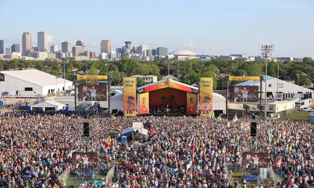a large crowd of people at a concert