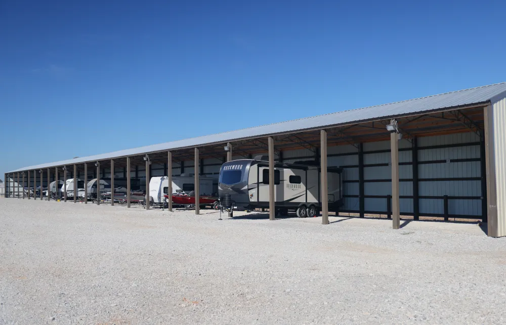 a group of vehicles parked outside a building