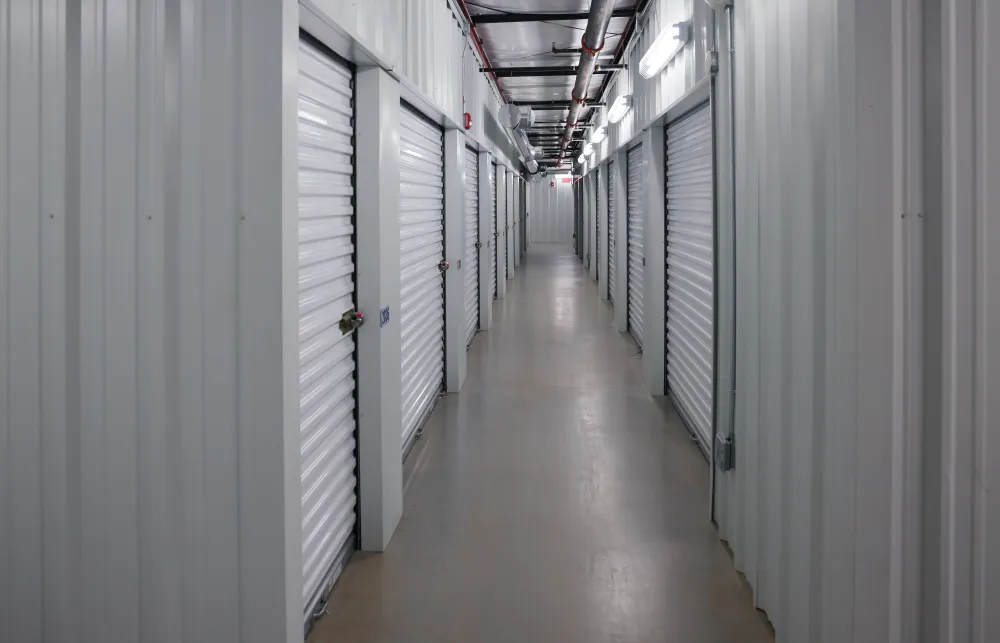 a long hallway with many computer servers