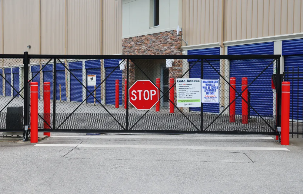 a stop sign on the street