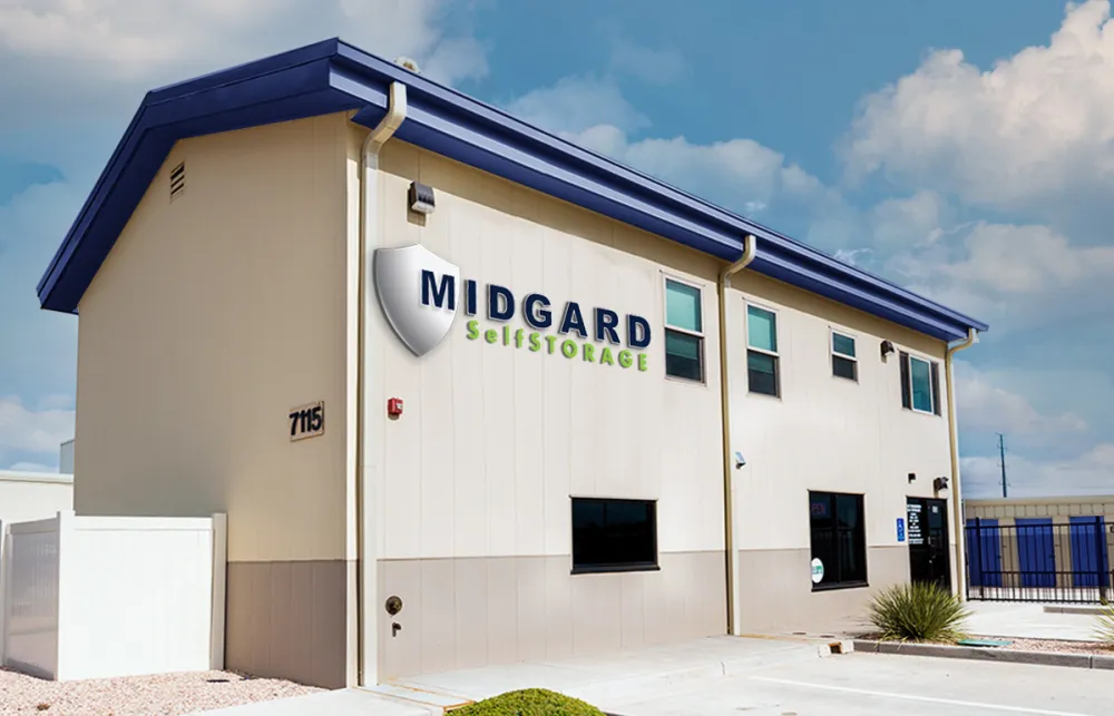 a white building with blue sky