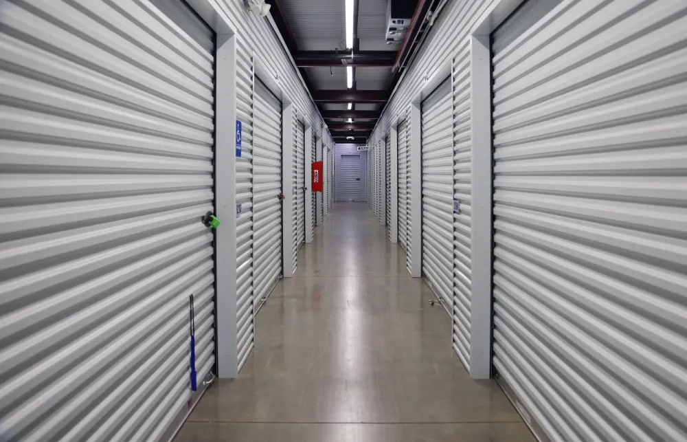 a long hallway with many computer servers