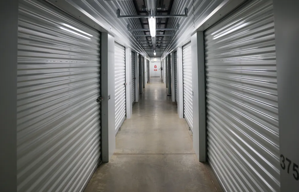 a long hallway with white walls