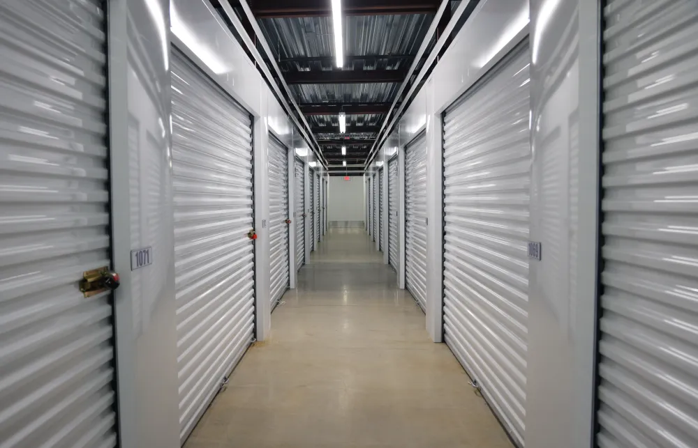 a long hallway with many computer servers