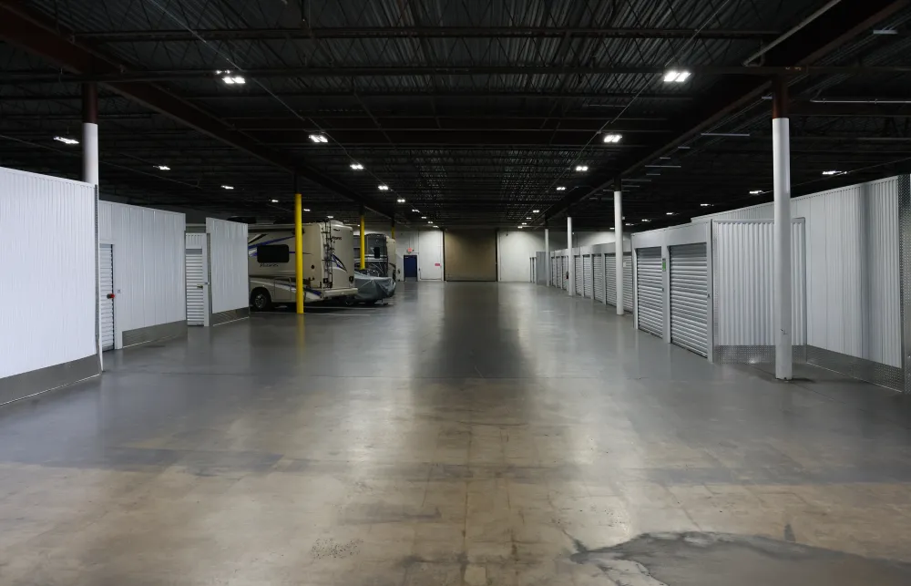 a large empty warehouse