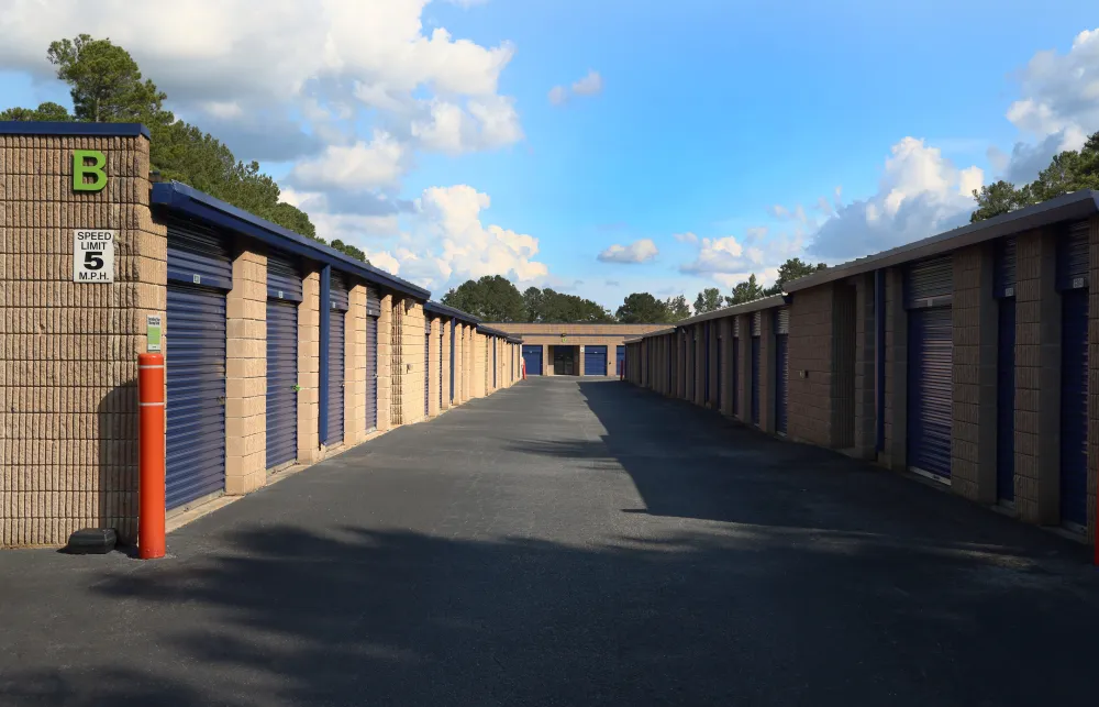 a row of metal containers