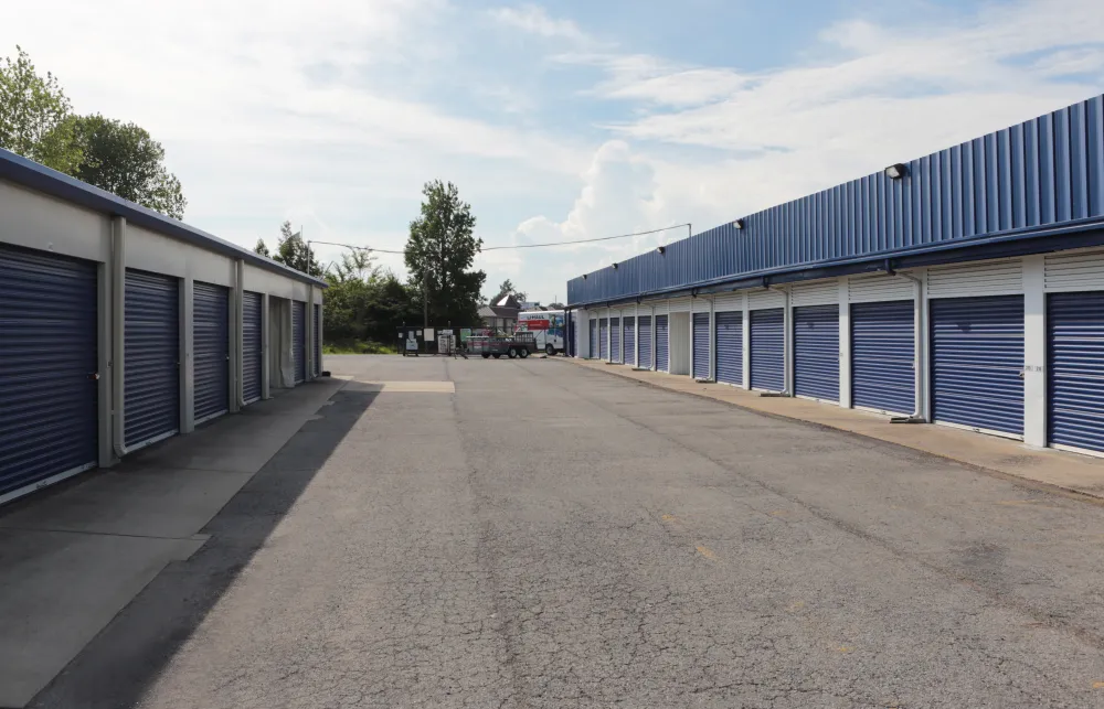 a road with buildings along it