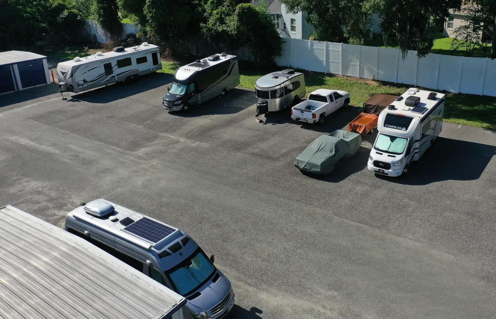 a group of cars parked on a street