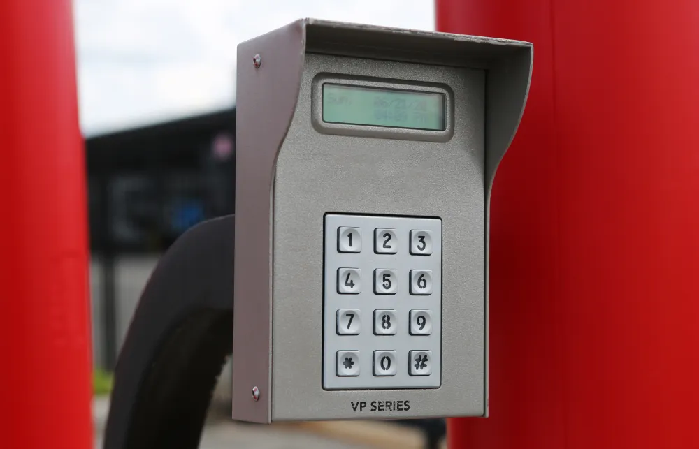 a close-up of a telephone