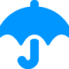 a blue umbrella