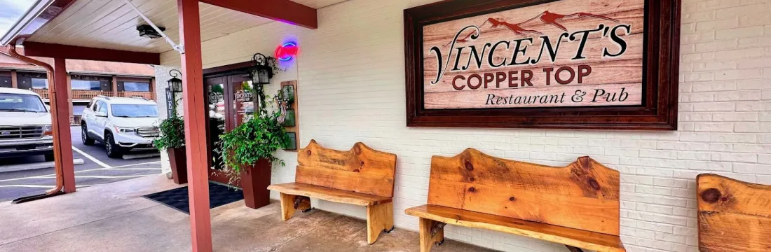 Dinner at Vincent's Coppertop Restaurant and Pub