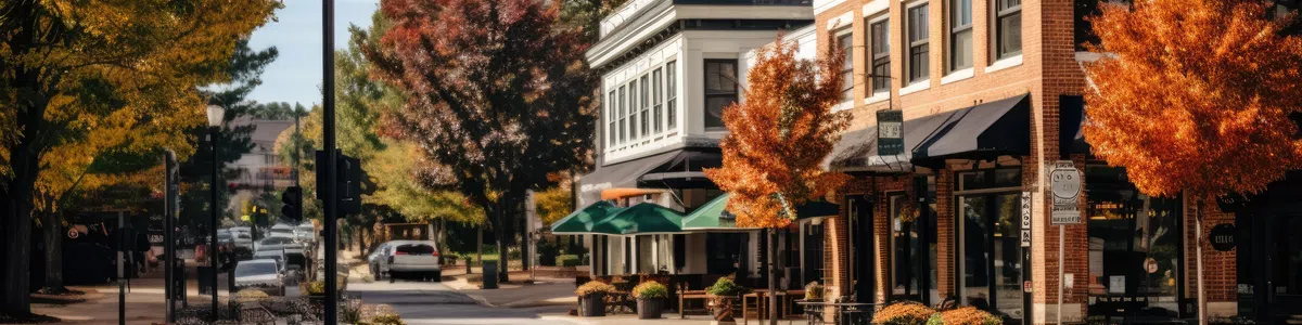 a street in Milton, GA