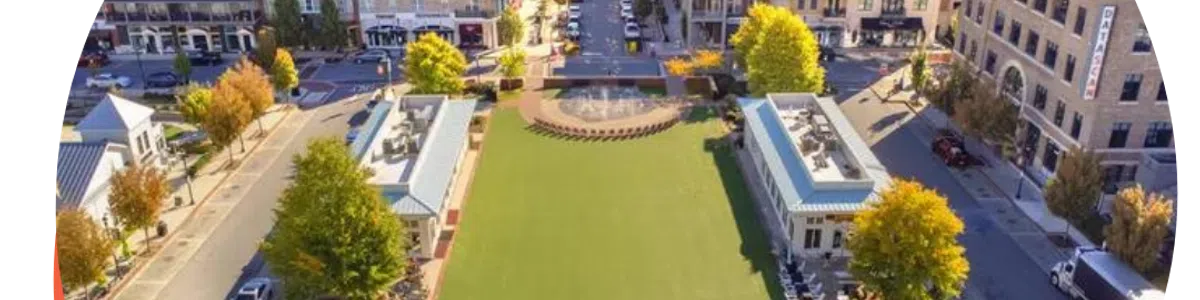 a residential area in Alpharetta, GA