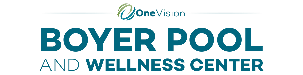 Logo of Boyer Pool and Wellness Center, featuring a modern design and vibrant colors.