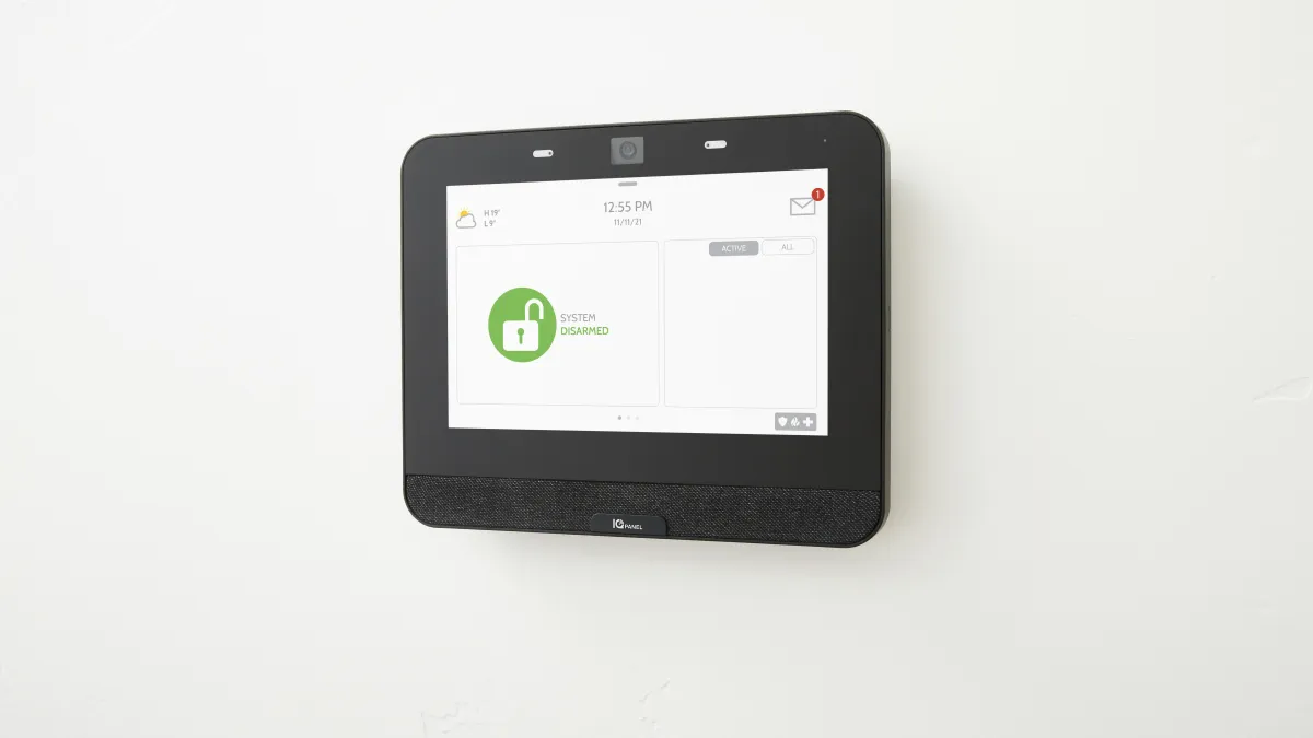 a black rectangular device