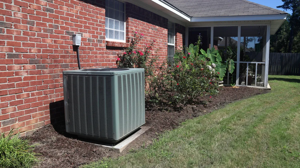 a residential hvac repair unit