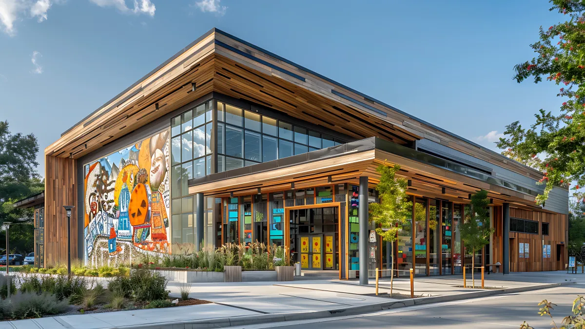 a large building in Johns Creek, GA